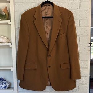 Grant Thomas for Lord and Taylor Cashmere Brown Sport Jacket 44R